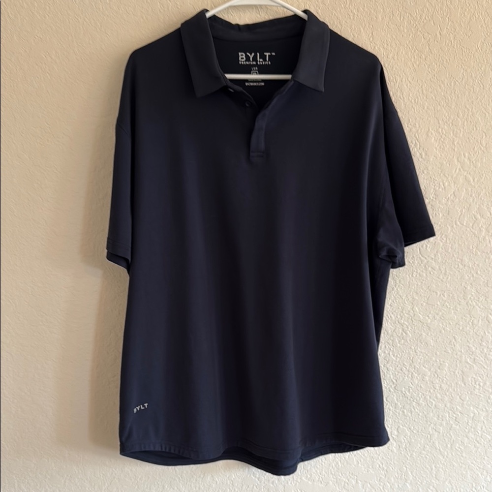 BYLT Basics Dark Blue Polo Shirt